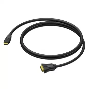 PROCAB CLV160/3 Kabel HDMI do DVI-D Single Link 3m Czarny