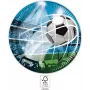 Procos Football Party Papierowe Talerze 23 cm, 8-Pak, Wielokolorowe 93744