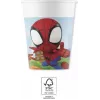 Procos Marvel Spider-Man papierowe kubki 200ml 8-pak kubki imprezowe 94877
