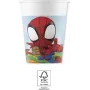 Procos Marvel Spider-Man papierowe kubki 200ml 8-pak kubki imprezowe 94877