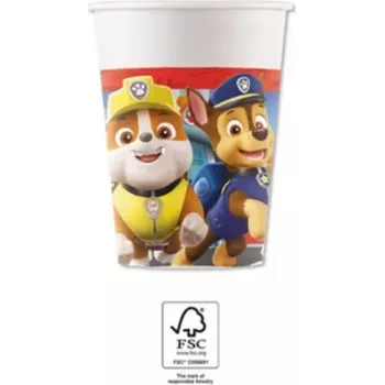 Procos Paw Patrol Papierowe Kubki 200ml 8-Pak (95598)