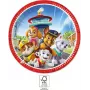 Procos Paw Patrol Papierowe Talerze 8-Pak, 23 cm, Wielokolorowe 95597