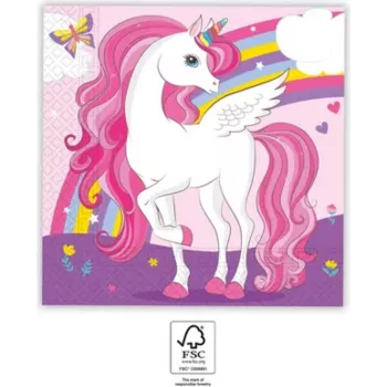 Procos Unicorn Rainbow serwetki papierowe 2-warstwowe 20 sztuk (93760)