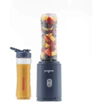 Progress EK6693PVDE Smoothie To Go Blender osobisty 300 W Czarny/Stal nierdzewna