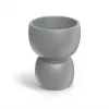 PROSPERPLAST DUALA Round Flowerpot 40 cm Anthracite Polypropylene Plastic TDR40-106GR