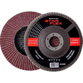 PSG Star Flex STAL T29 125x22mm Tarcza listkowa, tlenek glinu cyrkonowy, gradacja 40, do stali (TLS1252240)