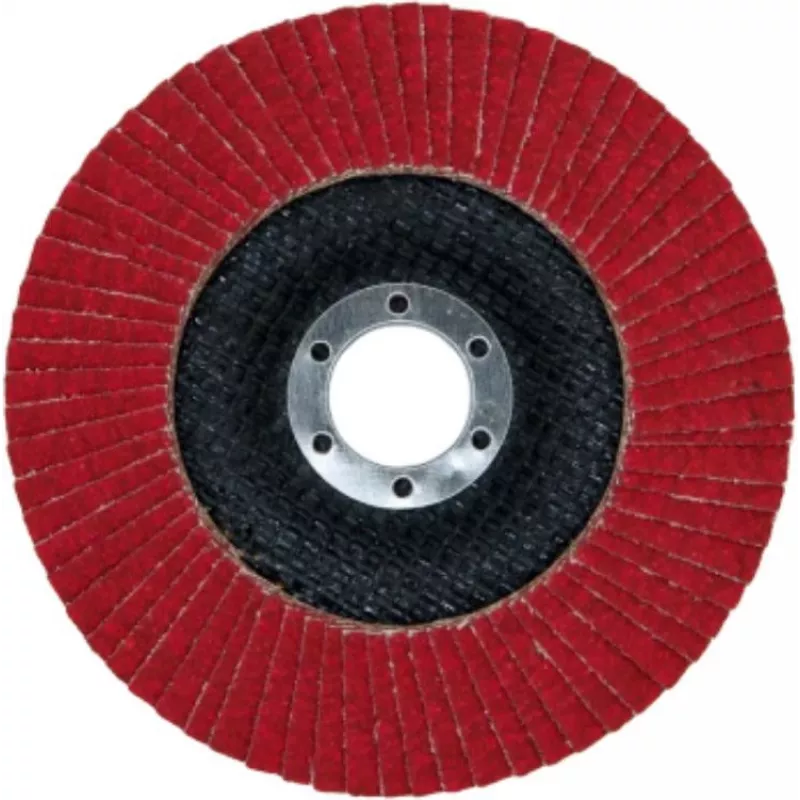 PSG Star Flex T29 SG INOX Ceramiczny talerz listkowy 125 mm, otwór 22,23 mm, gradacja P60, stożkowy typ 29, do stali nierdzewnej