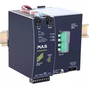 PULS DIMENSION UBC10.241 Jednostka sterująca UPS DC ze zintegrowanym akumulatorem, 24V DC, 10A, 5Ah, szyna DIN