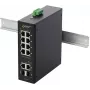 PULSAR ISFG108 Industrial PoE Switch (8xPoE, 2x SFP, Niezarządzalny, 240W)
