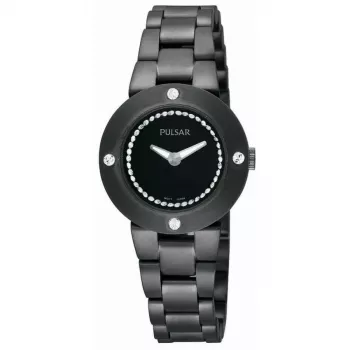 Pulsar PTA407X1 Damski Zegarek Kwarcowy Analogowy 27mm Stal Nierdzewna Srebrna Tarcza