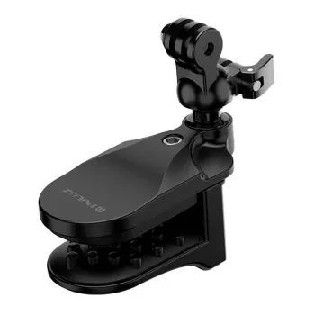 Uchwyt kaskowy PULUZ do kamer sportowych (DJI Action, GoPro Hero) Czarny