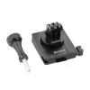 Uchwyt kaskowy PULUZ do kamer sportowych (DJI, GoPro, Insta360) - Czarny