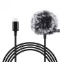 PULUZ Mikrofon krawatowy z klipsem PU425 1,5m USB-C