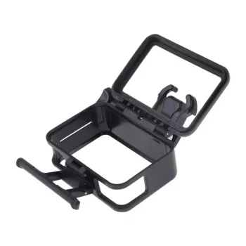 Puluz etui ochronne do DJI Osmo Action - czarna rama PC z mocowaniem cold shoe, szybkozłączką