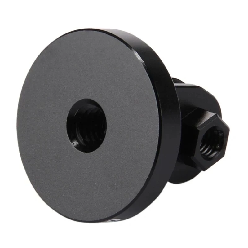 PULUZ PU145B adapter do montażu kamery akcji ze stopu aluminium CNC z gwintem statywowym 1/4 cala, czarny