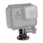 PULUZ PU145B adapter do montażu kamery akcji ze stopu aluminium CNC z gwintem statywowym 1/4 cala, czarny