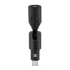 PULUZ PU425 mikrofon krawatowy USB-C z kablem 1,5 m, dookólny, plug and play