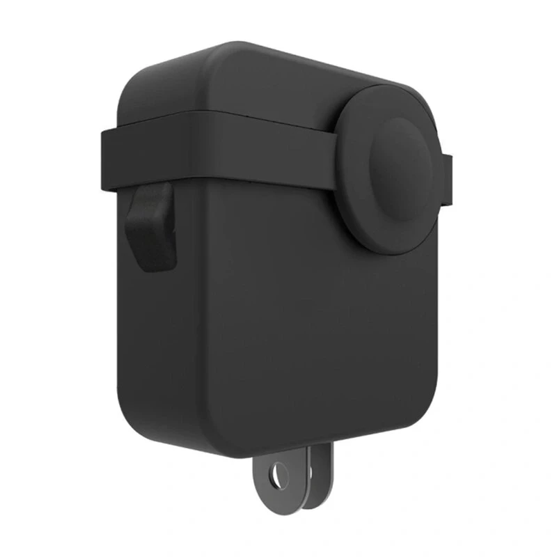 PULUZ PU454B silikonowe etui do GoPro Max z osłoną obiektywu i paskiem na nadgarstek, czarne