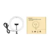 PULUZ PU656B 10-calowy pierścieniowy LED z uchwytem na telefon i statywem, 12W, 3000K-6500K, zasilany USB, do transmisji na żywo, TikTok, YouTube, makijażu, fotografii