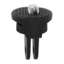 PULUZ PU704B Regulowany adapter montażowy z gwintem 1/4 inch do kamer sportowych (czarny)
