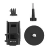 PULUZ PU724B Magnetyczna etui ochronne do DJI Osmo Pocket 3 - czarna silikonowa osłona z ochroną obiektywu