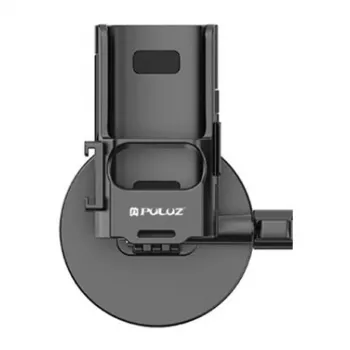 PULUZ PU724B Magnetyczna etui ochronne do DJI Osmo Pocket 3 - czarna silikonowa osłona z ochroną obiektywu