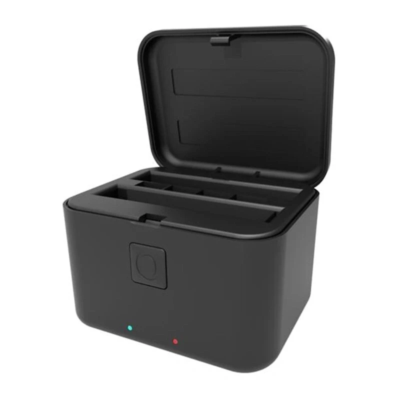 Puluz PU765B Etui ładujące do Insta360 X5 – 3-gniazdowa ładowarka do baterii i pudełko do przechowywania (czarny)