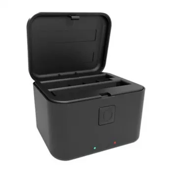 Puluz PU765B Etui ładujące do Insta360 X5 – 3-gniazdowa ładowarka do baterii i pudełko do przechowywania (czarny)
