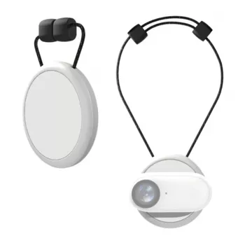 Puluz PU889W Magnetyczny uchwyt do Insta360 GO 3 / GO 3S (Biały) - Bezpieczny uchwyt do kamery sportowej