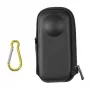 PULUZ PU984B Ochronne etui twarde do Insta360 X4 i X5 – Odporne na wstrząsy EVA z wkładką piankową, miękką wyściółką flanelową, kieszenią siatkową i uchwytem (czarny)