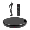 PULUZ Obrotowy stojak wystawowy z gniazdkiem elektrycznym 45 cm (czarny)