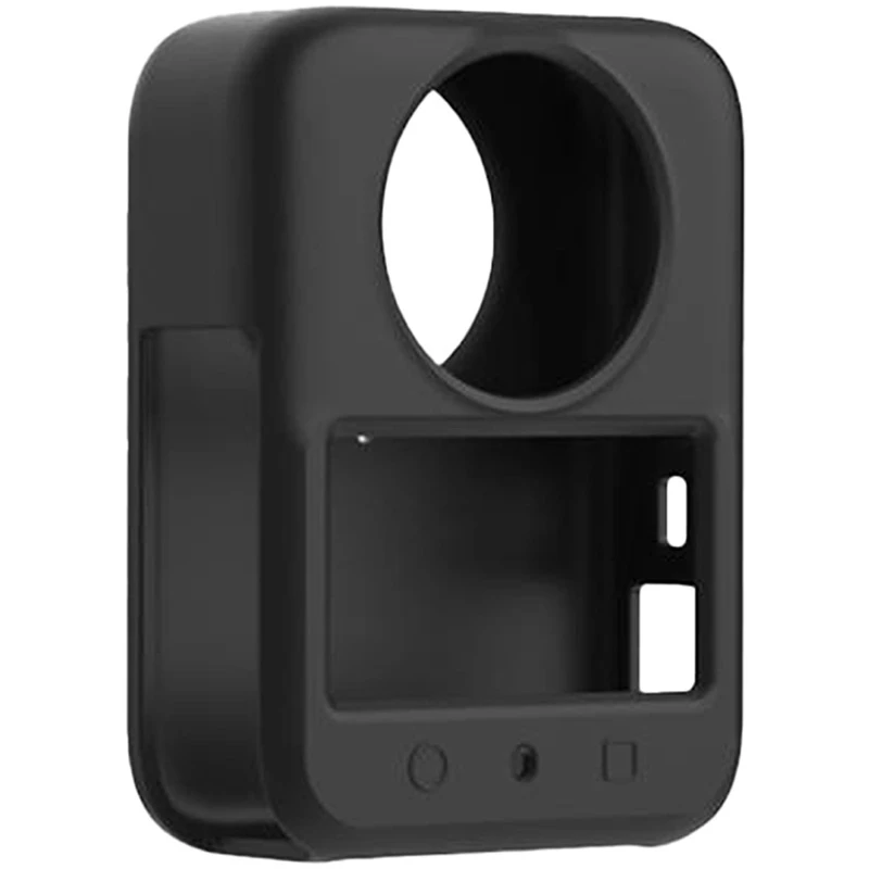 PULUZ Silikonowa osłona obiektywu do kamery DJI Osmo Action (czarna)