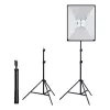PULUZ Zestaw studyjny Softbox 50x70cm, Statyw, Żarówki LED 4 szt. PU5071EU