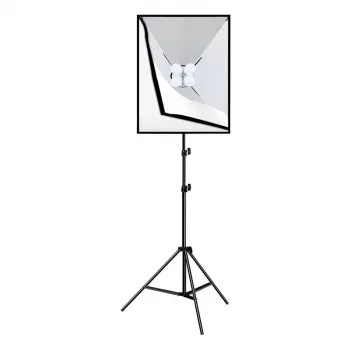PULUZ Zestaw studyjny Softbox 50x70cm, Statyw, Żarówki LED 4 szt. PU5071EU