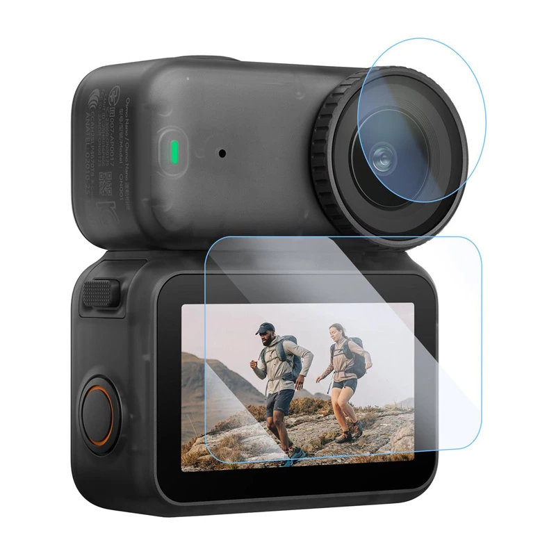 PULUZ Hartowane Szkło Ochronne i Folia na Obiektyw do DJI Osmo Pocket 3