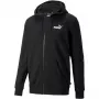 PUMA ESS+ Tape Full-Zip Hoodie TR Black 848768 01 Męska bluza polarowa z taśmami na rękawach