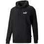 PUMA ESS+ Tape Bluza z Kapturem FL Męska Bluza z Kapturem Fleece Czarna