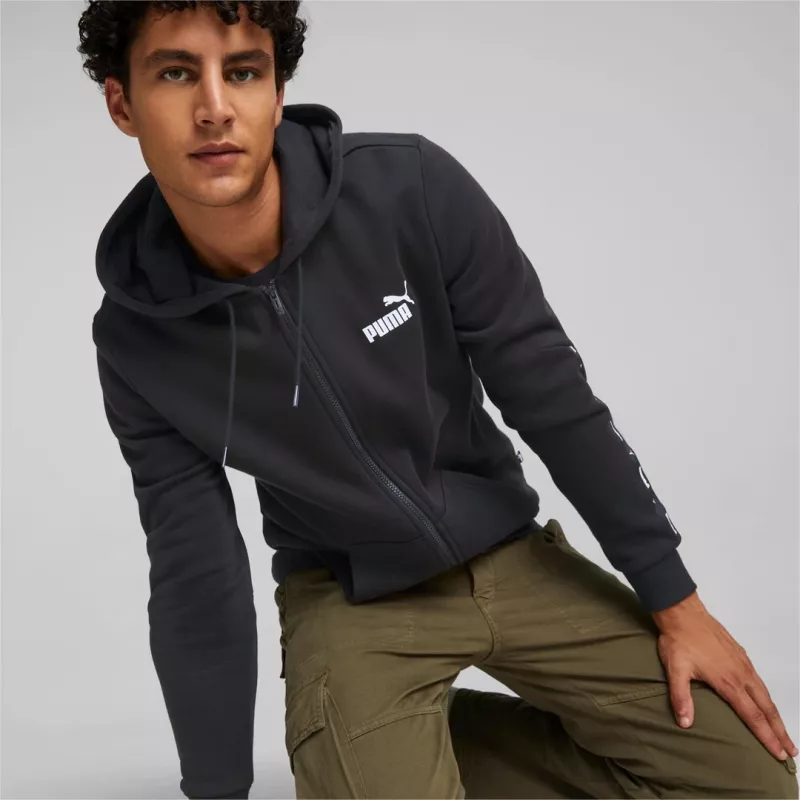 Bluza z kapturem PUMA Essentials dla mężczyzn, kolor Puma Black, rozmiar S