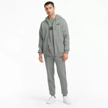 PUMA ESSENTIALS Bluza damska z kapturem, średnioszary melanż, rozmiar S