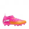 Puma Future 9 Match FG/AG Dziecięce Buty Piłkarskie Czarno-Biało-Różowe Rozmiar 34