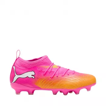 Puma Future 9 Match FG/AG Dziecięce Buty Piłkarskie Czarno-Biało-Różowe Rozmiar 34