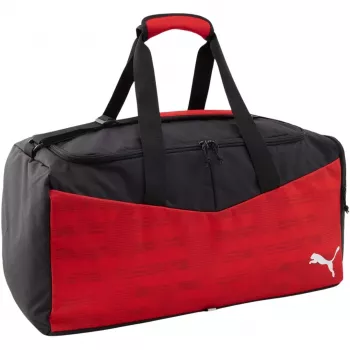Puma individualRISE Średnia torba sportowa czerwono-czarna 30L