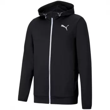 PUMA Męska RTG FZ Bluza z kapturem Puma Czarny