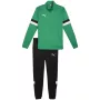 PUMA męski dres Team Rise zapinany na zamek zielono-czarny rozmiar XL