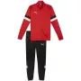 PUMA Męski Dres Team Rise Czerwono-Czarny Rozmiar M