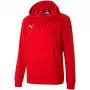 PUMA teamGOAL 23 Casual Bluza z kapturem Czerwona Męska Rozmiar L