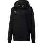 PUMA teamGOAL Casuals Bluza dziecięca z kapturem Czarna 140