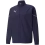 PUMA teamRISE Sideline Męska Kurtka Zapinana - Granatowy/Puma Biały - Rozmiar M