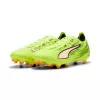 Buty piłkarskie Puma Ultra 6 Match FG/AG Czarne Białe Fire Orchid