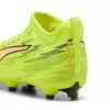 Buty piłkarskie dziecięce Puma Ultra 6 Match FG/AG czarno-biało-fioletowe rozmiar 38